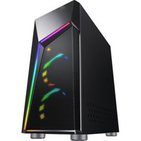 Y01 2019 New Arrival 210mm width atx rgb led case pc for full tower computer cabinet with RGB Strip Lights and Metal Mesh