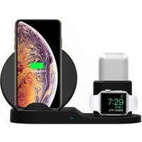 4 IN1 Silicone Desk Stand Holder Hubs Docks Mobile Phone Charging dock Station for smartwatch