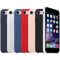 Mobile Phone Accessories For iphone 7 8 Original Liquid Silicone Case