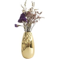 Wholesale China Small Gold Designed Ceramic Flower Vase for Decor