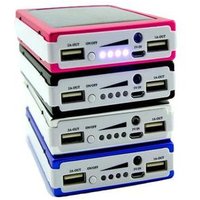 Portable DIY 5x18650 Powerbank Pover Power Bank 18650 Solar Power Bank Case Box Dual USB Kit Phone Charger Flashlight