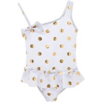 2018 Summer Baby Swimwear Girls Swimsuit One Shoulder Bathing Children Swimwear