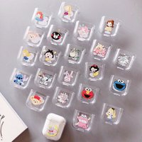 Cute Cartoon Glossy Hard Case for Airpods Case Accessories Protective Cover Fashion Bluetooth Earphone Case Bags