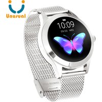 Heart Rate Monitor smartwatch KW10 ce rohs blue tooth messages sync smart watch For women