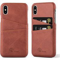 For iphone x case leather wallet credit card slot cell phone case for iphone x