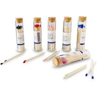 Wood macthes in bulk bottle with cork print logo safety matches