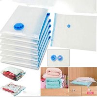 SPACE MAX Premium Jumbo Vacuum Storage Space Saver Bags with Travel Hand-Pump, 40 x 30-Inch, Pack of 6