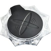 2019 Newest LED Light Fast Charging Acrylic 5W Crystal K10 Qi Wireless Charger For All Mobile Phone