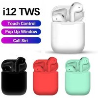 2019 OEM Best Cheap Price Waterproof Handsfree i12 Touch Control Mini True Music Wireless Bluetooth 5.0 Earphone TWS Earbuds