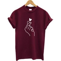 Graphic Love Hand Summer T Shirt – Plus Streetwear