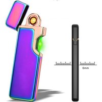 JL-807Jinlun electric plasma lighter usb charged double X arc pulse lighter windproof rechargeable lighter