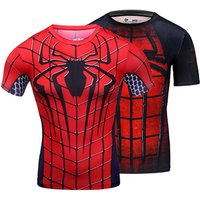 Marvel Comics Sublimated Costume Fitness T Shirt