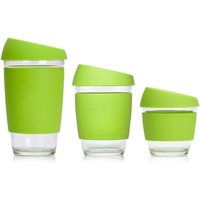 Hot Sale Food Grade Eco-friendly Portable Insulation Non-slip Reusable Coffee Milk Tea Transparent Mug With Silicone Cover