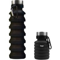550ml Silicone Foldable Collapsible Water Bottle Squeeze Bpa Free Portable Sport Water Bottles Outdoor Climbing