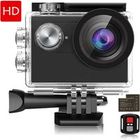 16MP Vision 4 Support External Mic Underwater Camera Remote Control WiFi Sports Camera with 2 Batteries 4K EIS Action Camera