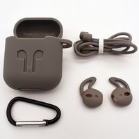 Free Sample Protect Anti-lost Skin Sleeve Silicone TWs earphone Earbuds Case Sleeve For airpods Charging Protective Case Kit