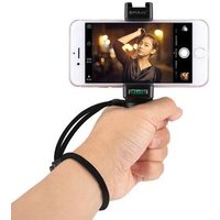 PULUZ Vlogging Live Broadcast Handheld Grip Selfie Rig Stabilizer ABS Tripod Adapter Mount with Cold Shoe Base & Wrist Strap