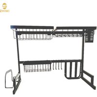 201 Stainless Steel Over Sink Kitchen Dish Drying Rack