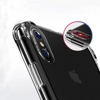 1.5mm Air shock case,High quality tpu mobile phone case, clear transparent crystal tpu hard cover phone case for iPhone X XS