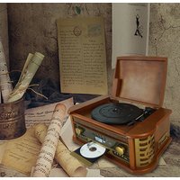 Gramophone Vinyl Records Player Antique Turntable