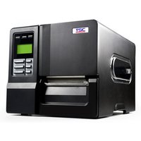 300 DPI thermal transfer Fixed assets label / wash care taffeta / satin label small Industrial textile label barcode Printer