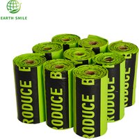 En13432 9x13 Inches Thick Compostable Dog Poop Waste Bags On Roll 100% Biodegradable