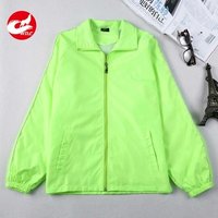 100% Polyester Long Sleeve Camping Windbreaker