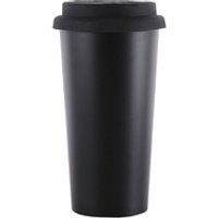Zogift custom logo 16oz 500ml double wall flask stainless steel vacuum insulated travel coffee mug cup with silicone lid