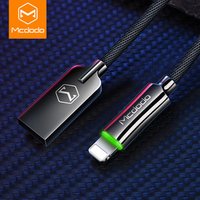 MCDODO Auto Disconnect Fast Charging For iPhone USB Cable For iPhone XS MAX X Data Cable For iPhone 8 7 6 6s Plus USB Cable Cord