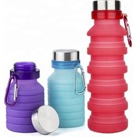 Portable Collapsible Silicone Sports Water Bottle