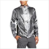 Custom Waterproof Outwear Outdoor PVC Transparent Rain Jacket