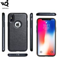 For iphone x xs leather case tpu pu leather pattern case