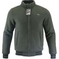 Double Lined Full Zip Baseball Bomber Jacket