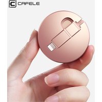 Factory Phone Accessories Lightn 8pin Micro 2in1 Retractable USB Charging Cable