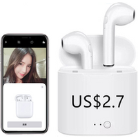 Hot selling custom blue tooth V5.0 music stereo usb tws wireless sport earbuds i7s i8p i8x i9 i10max i11 i12
