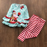 Christmas Outfit Santa Claus Embroidery