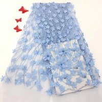 Sinya Bridal 3D Lace Fabric Flower Design