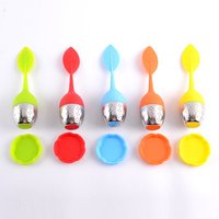 Loose Leaf Stainless Steel Tea Infuser strainer Silicone Tea Infuser