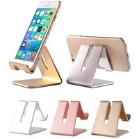 Universal Aluminum Metal Mobile Phone Tablet Desk Holder Anti-slip Cell Phone Holders