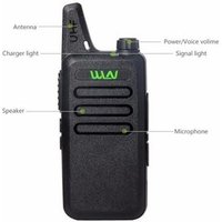 HotSale UHF 400-470 MHz MINI-handheld WLN KD-C1 Walkie Talkie Transceiver Radio