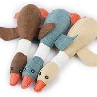 Durable Flying Duck Squeaky Interactive Dog Toy