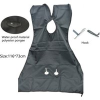 Black Private label Polyester taffeta beard cape,Beard apron,Beard shaving Apron