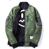 Reversible Flight Print Bomber Jacket