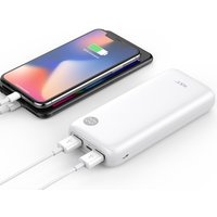 WST ABS Micro USB output input royal sleek 20000 mah portable power bank with digital display screen