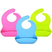 Soft Silicone Bib Food Catcher
