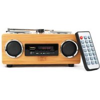 Amazon hot selling bamboo wooden bluetooth portable audio classic sounds of nature speaker for laptop