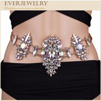 rhinestone body jewelry chain body jewelry