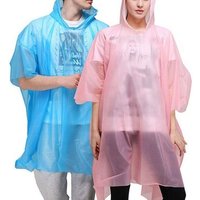 Promotional Custom Logo Printed Clear Disposable Rain Coat Waterproof Plastic PE PEVA Biodegradable Eco Friendly Rain Poncho