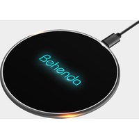 2019 Factory Wholesales Round Rubber Oil Cover 10W qi cell phone charging pad fast wireless charger