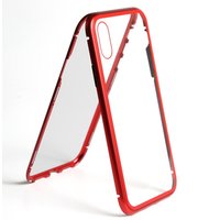 360 Degree Adsorption Magnetic Mobile Phone Case For iPhone Xs Xr Xs Max Metal Magnet Cell Phone Case